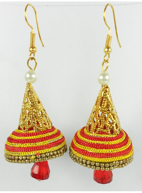 Silk Thread Earrings